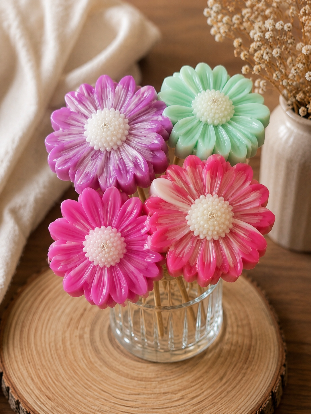 🌸 Bouquet de fondants parfumés – Fleurs parfumées
